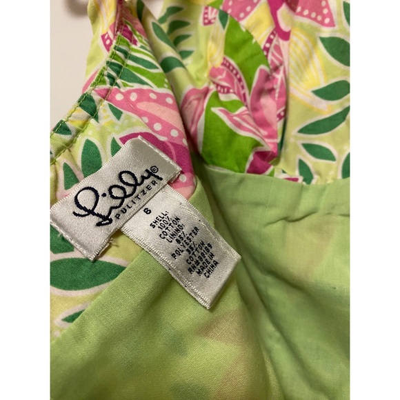 LILLY PULITZER Halter Dress Size 8 - Picture 4 of 4